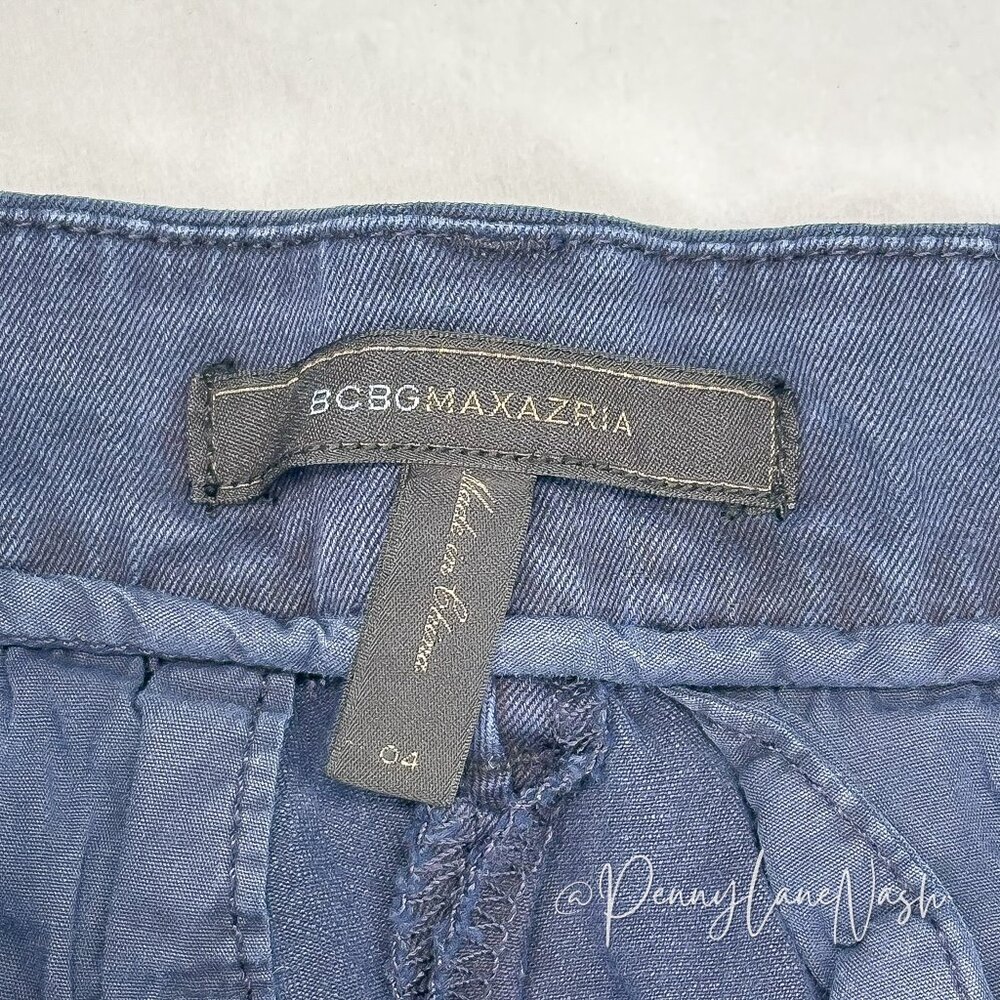 BCBGMaxazria Benita Shorts Size 4 Navy - Picture 8 of 9